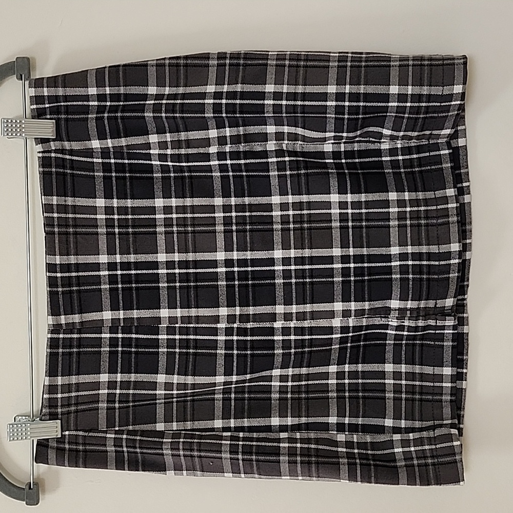 Aeropostale Y2K Plaid Notched-Hem Skirt Size  Academia Medium - Picture 6 of 16